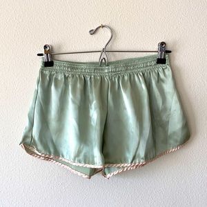 American Apparel polyester sleep shorts